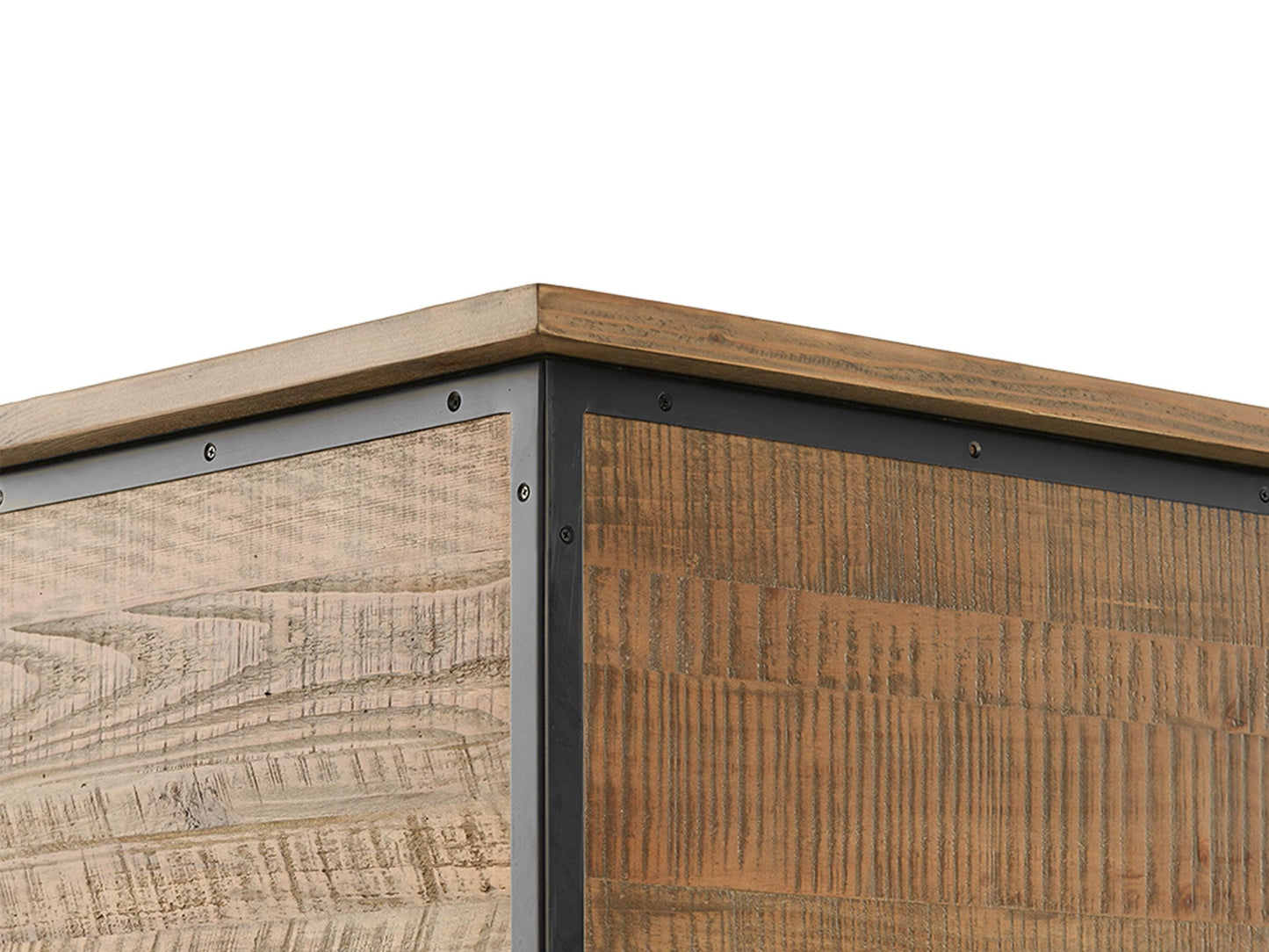 41" Reclaimed Wood Reception Desk - Free Shipping (K9005S)