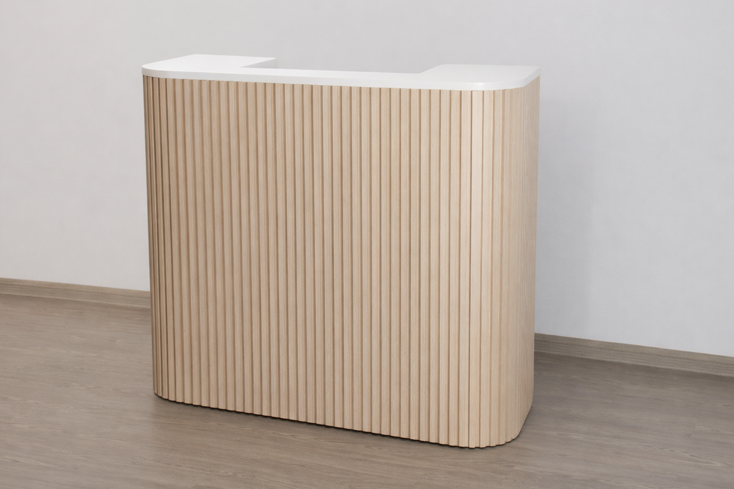 Eden Square Tambour Reception Desk — Custom (48")