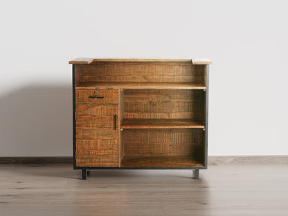 Sedona Reclaimed Wood Reception Desk — Large (52")