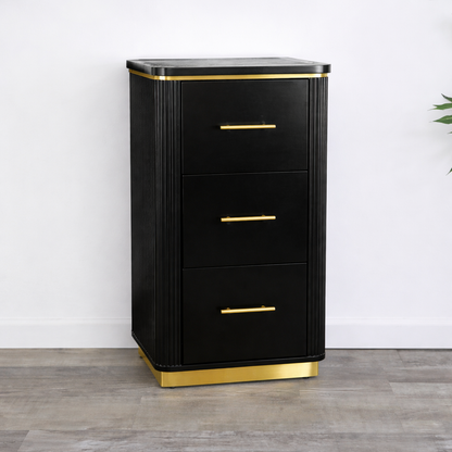 Mila Tambour Drawer Storage Stand — Set of 2