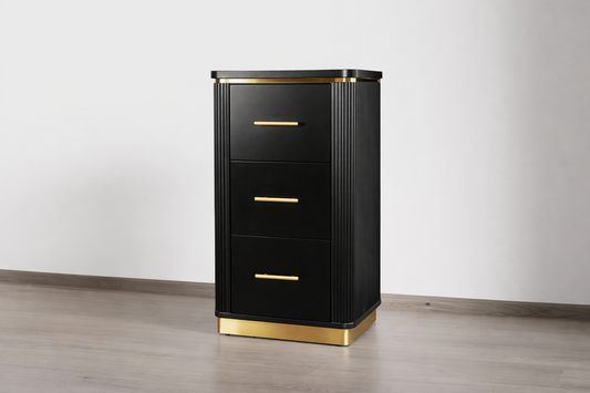 Mila Tambour Drawer Storage Stand — Set of 2