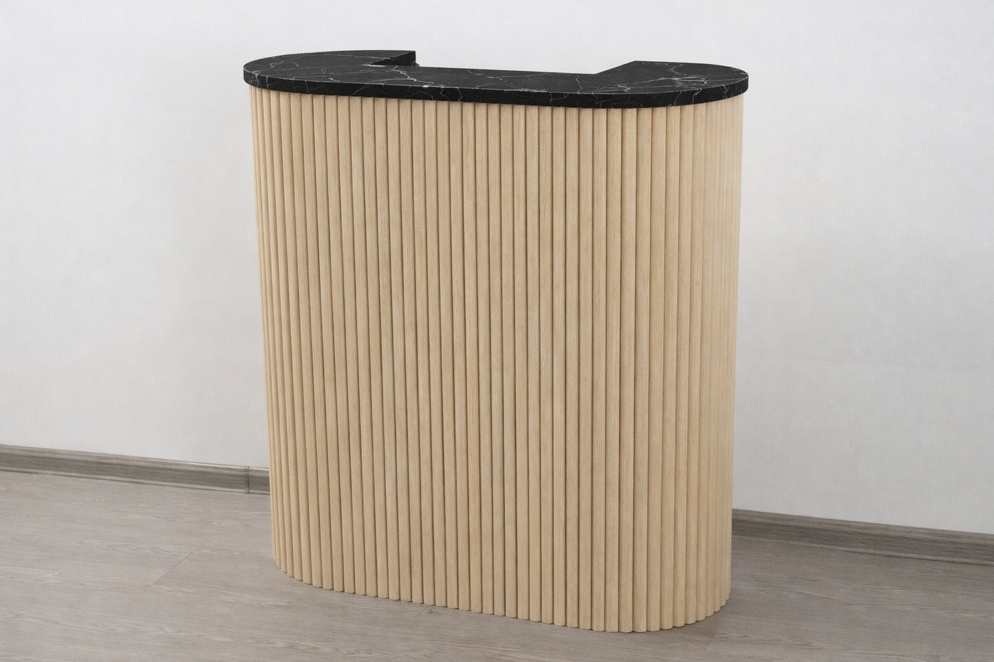 Mila Tambour Reception Desk — Custom (39")