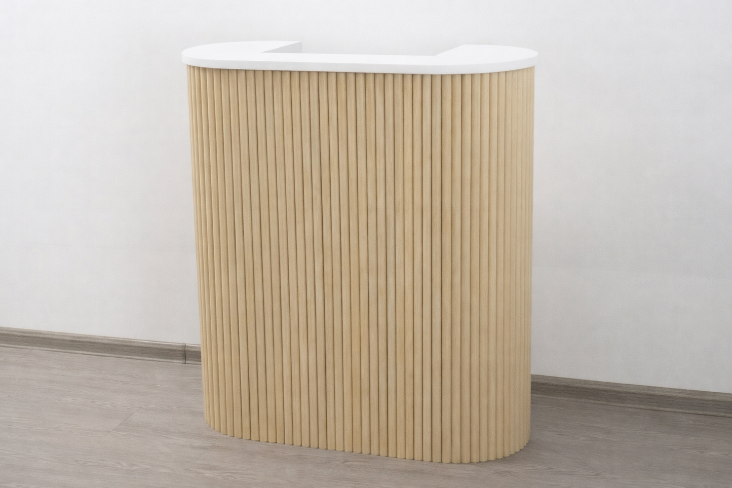 Mila Tambour Reception Desk — Custom (39")