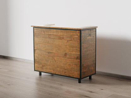Sedona Reclaimed Wood Reception Desk — Large (52")