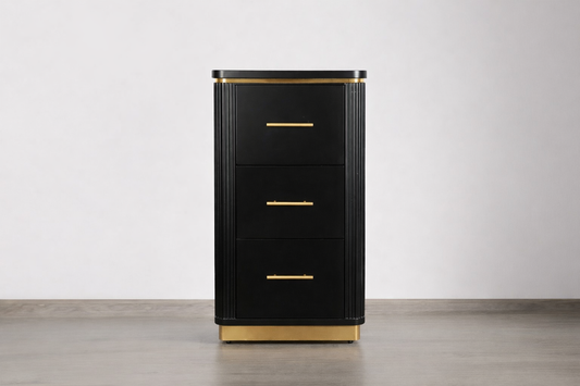 Mila Tambour Drawer Storage Stand — Set of 2