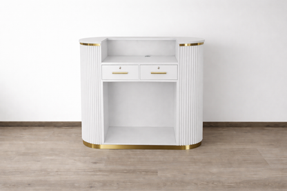 Mila Tambour Reception Desk — Custom (48")