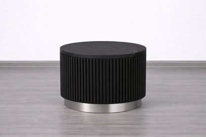 Mila Round Tambour Coffee Table