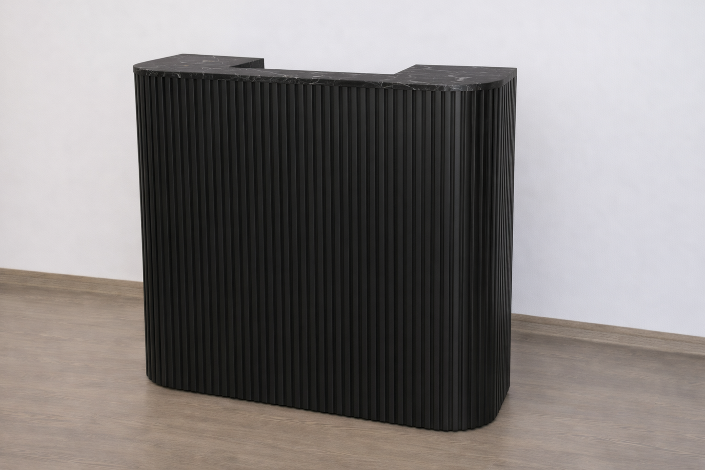 Eden Square Tambour Reception Desk — Custom (48")