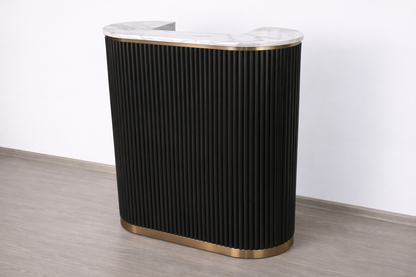 Mila Tambour Reception Desk — Custom (39")