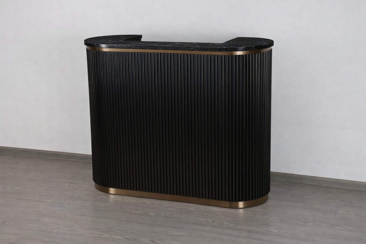 Mila Tambour Reception Desk — Custom (58")