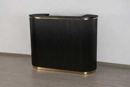 Mila Tambour Reception Desk — Custom (58")