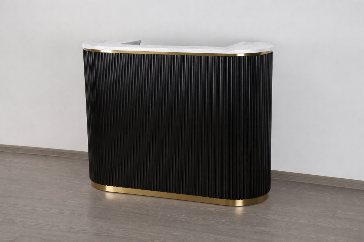 Mila Tambour Reception Desk — Custom (58")