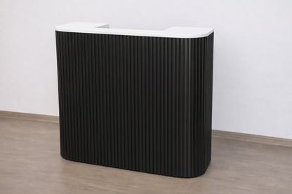Eden Square Tambour Reception Desk — Custom (48")