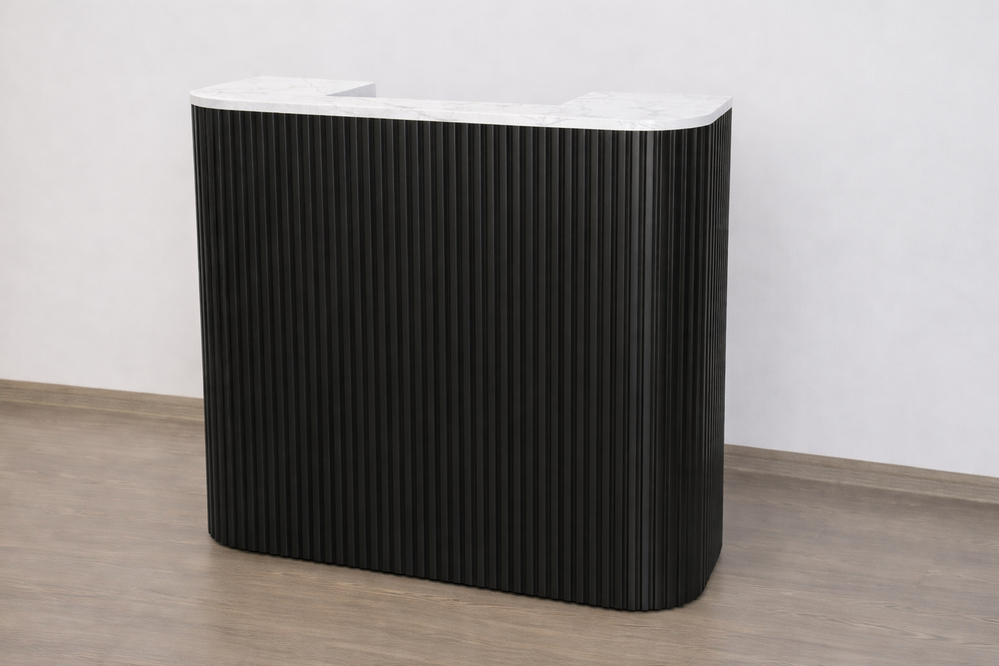 Eden Square Tambour Reception Desk — Custom (48")