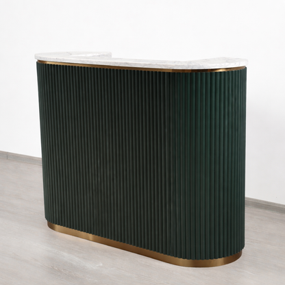 Mila Tambour Reception Desk — Custom (58")