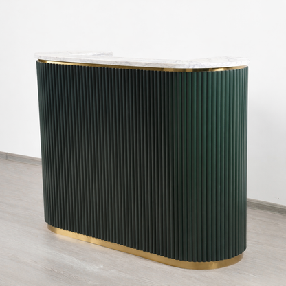 Mila Tambour Reception Desk — Custom (58")