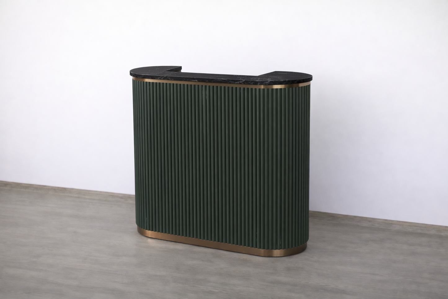 Mila Tambour Reception Desk — Custom (48")