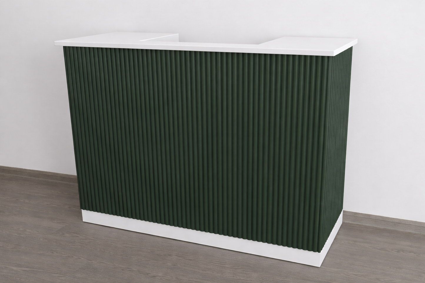 Cora Tambour Reception Desk — Custom (59")