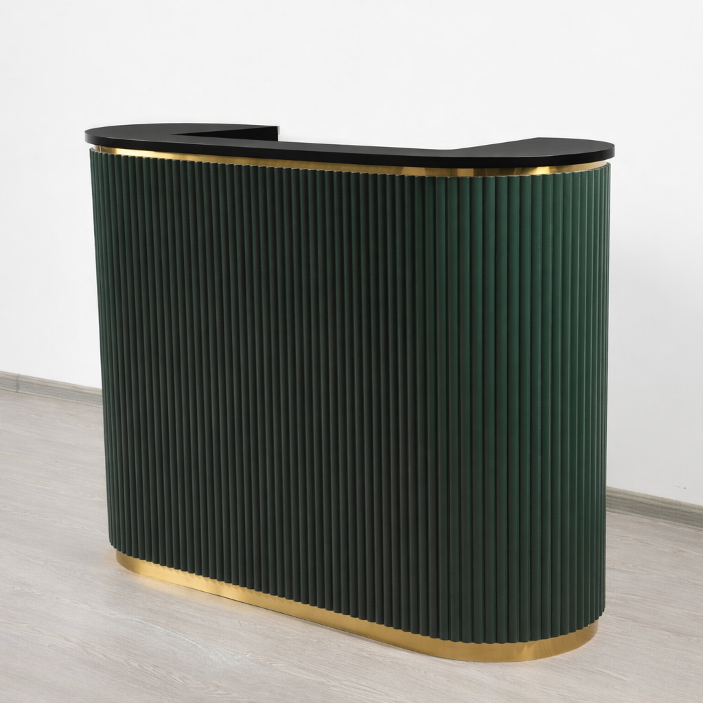 Mila Tambour Reception Desk — Custom (58")