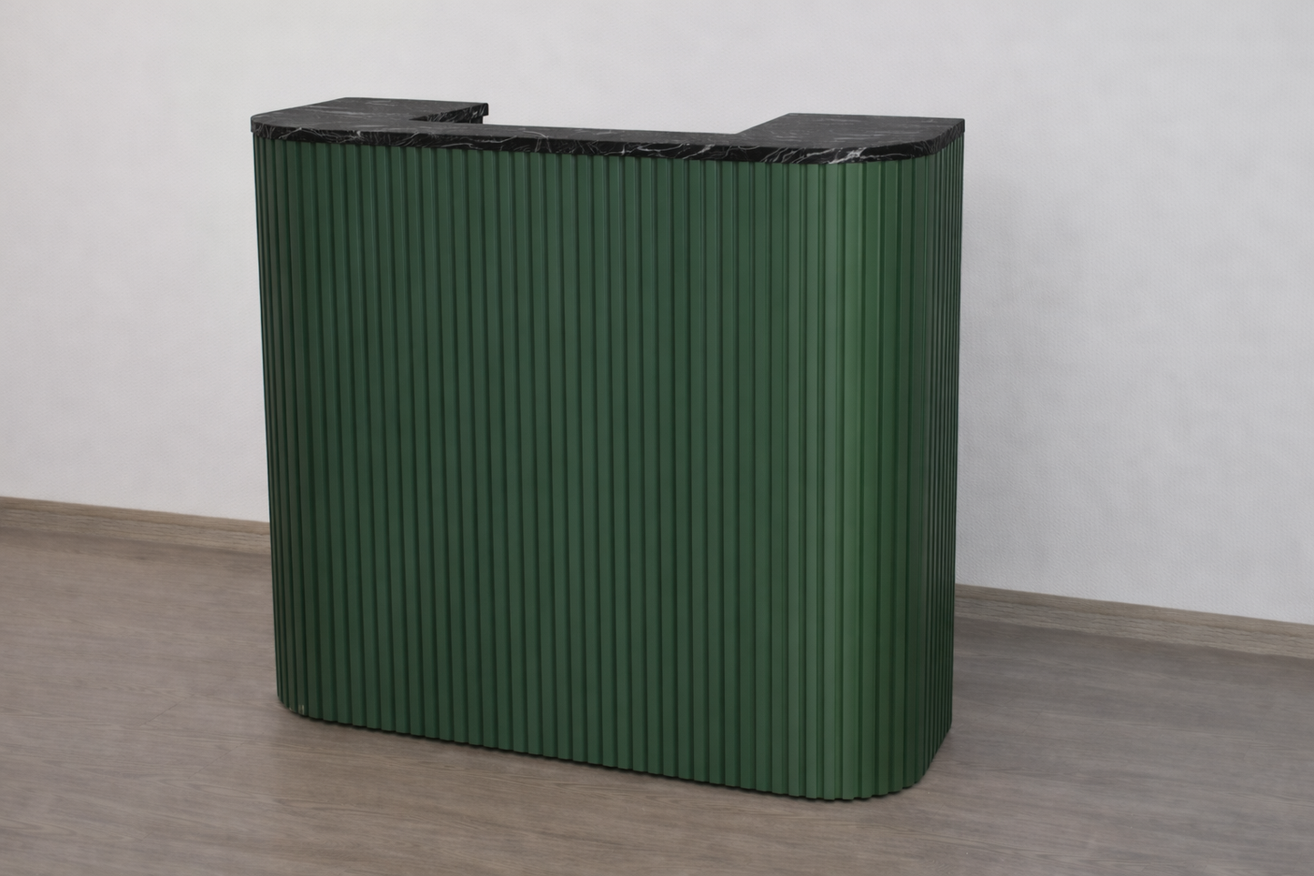 Eden Square Tambour Reception Desk — Custom (48")