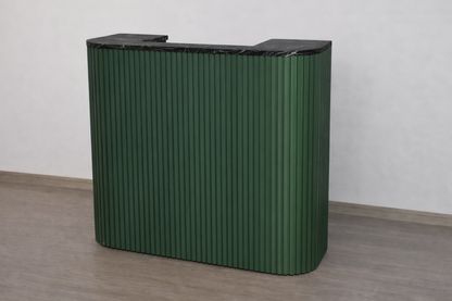 Eden Square Tambour Reception Desk — Custom (48")