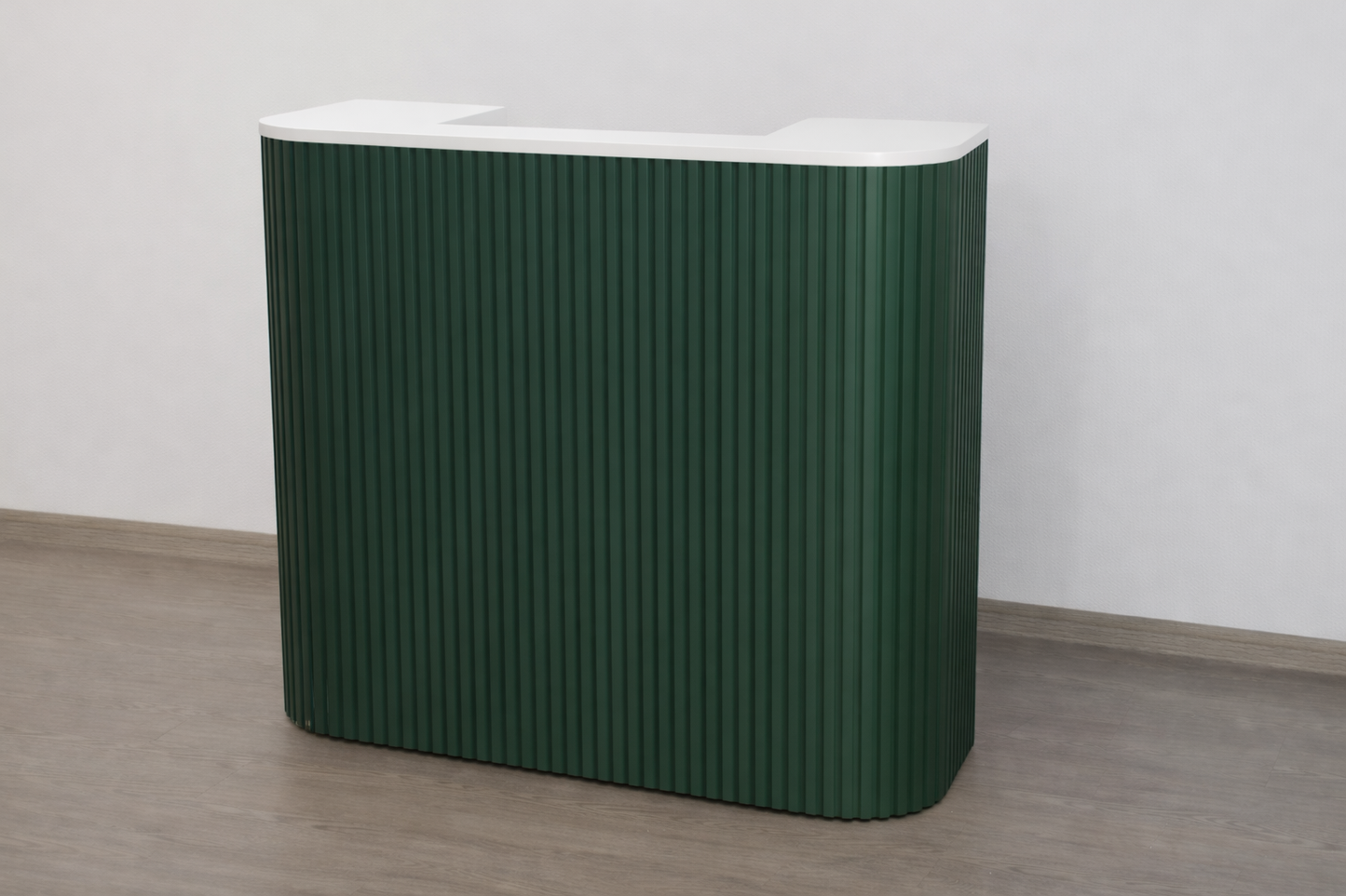 Eden Square Tambour Reception Desk — Custom (48")