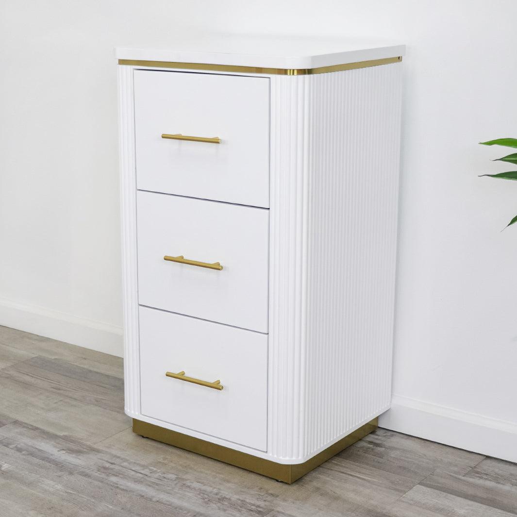 Mila Tambour Drawer Storage Stand — Set of 2