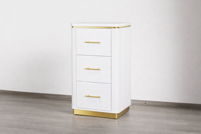 Mila Tambour Drawer Storage Stand — Set of 2