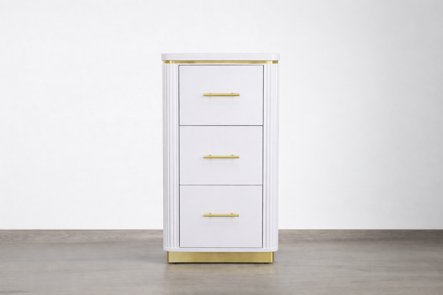 Mila Tambour Drawer Storage Stand — Set of 2