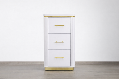 Mila Tambour Drawer Storage Stand — Set of 2