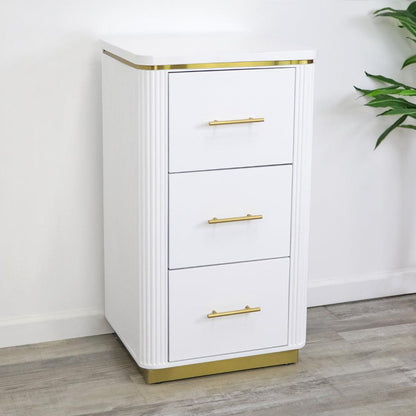 Mila Tambour Drawer Storage Stand — Set of 2