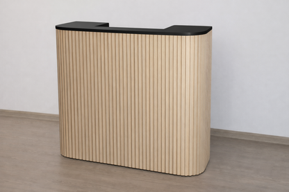 Eden Square Tambour Reception Desk — Custom (48")
