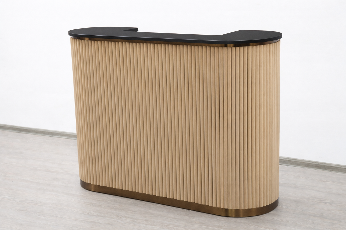 Mila Tambour Reception Desk — Custom (58")