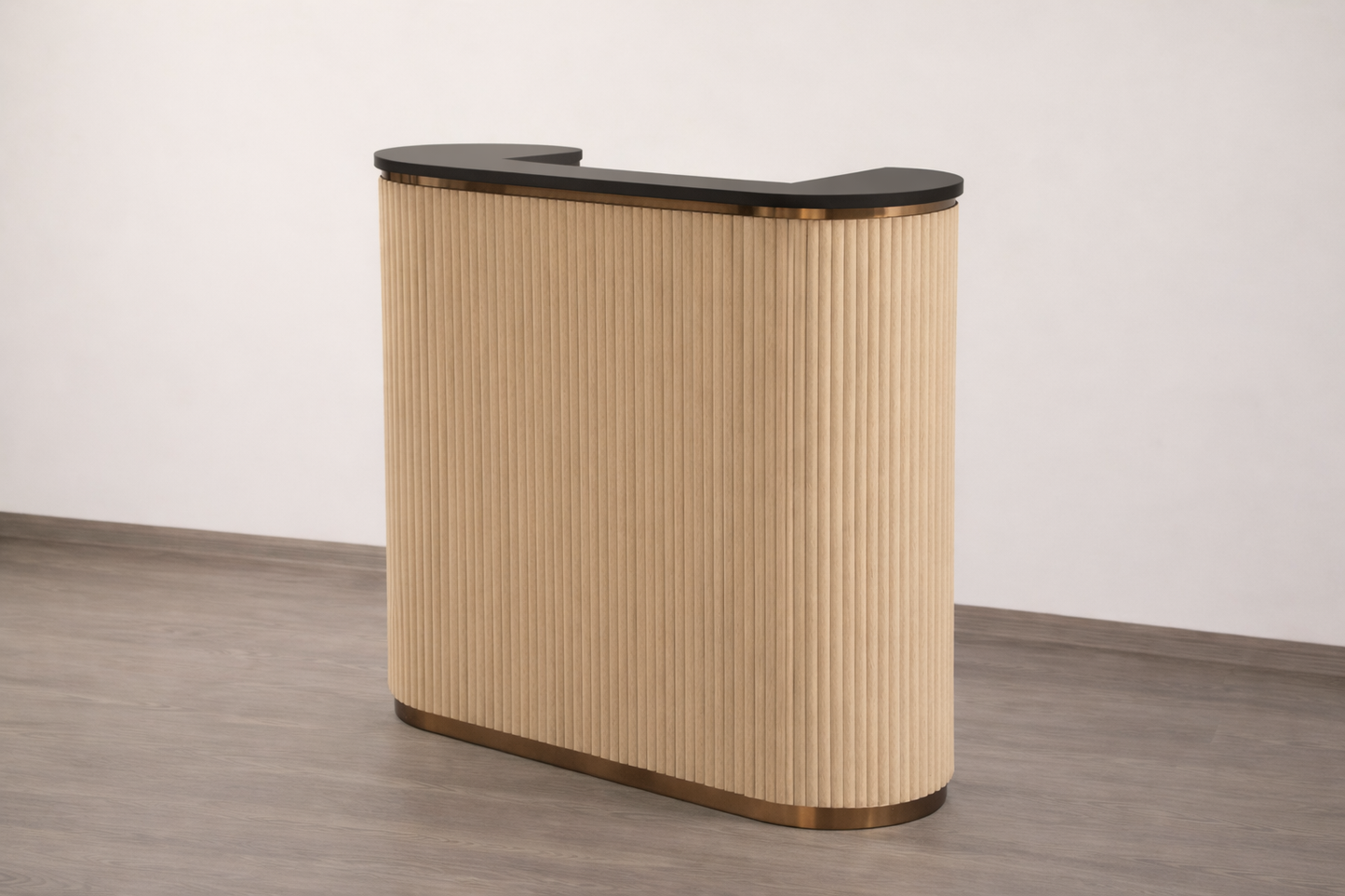 Mila Tambour Reception Desk — Custom (48")