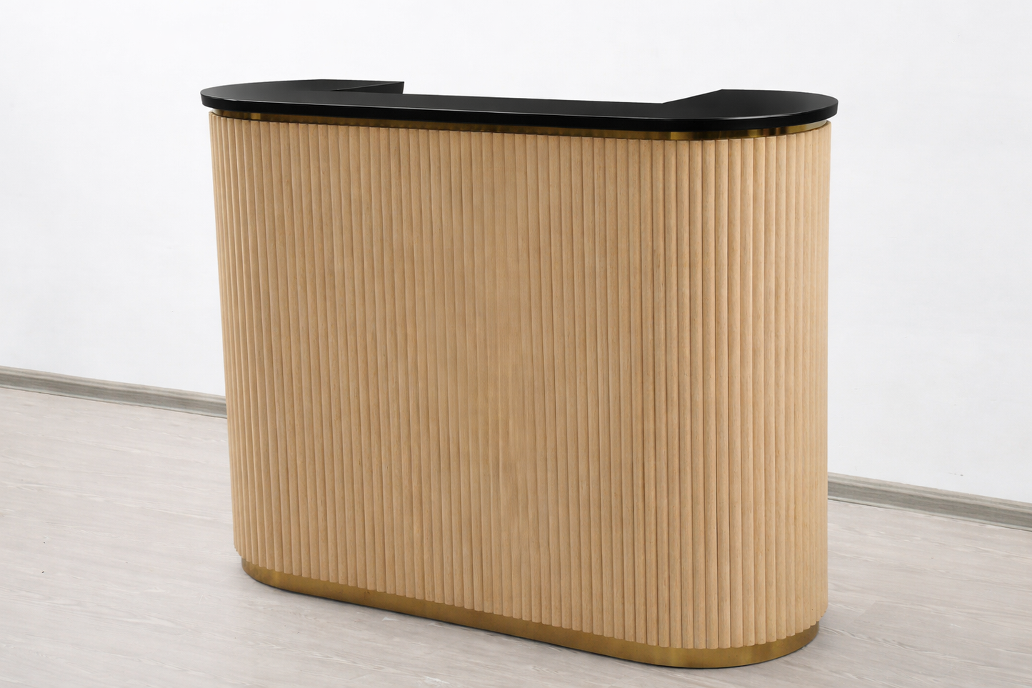 Mila Tambour Reception Desk — Custom (58")