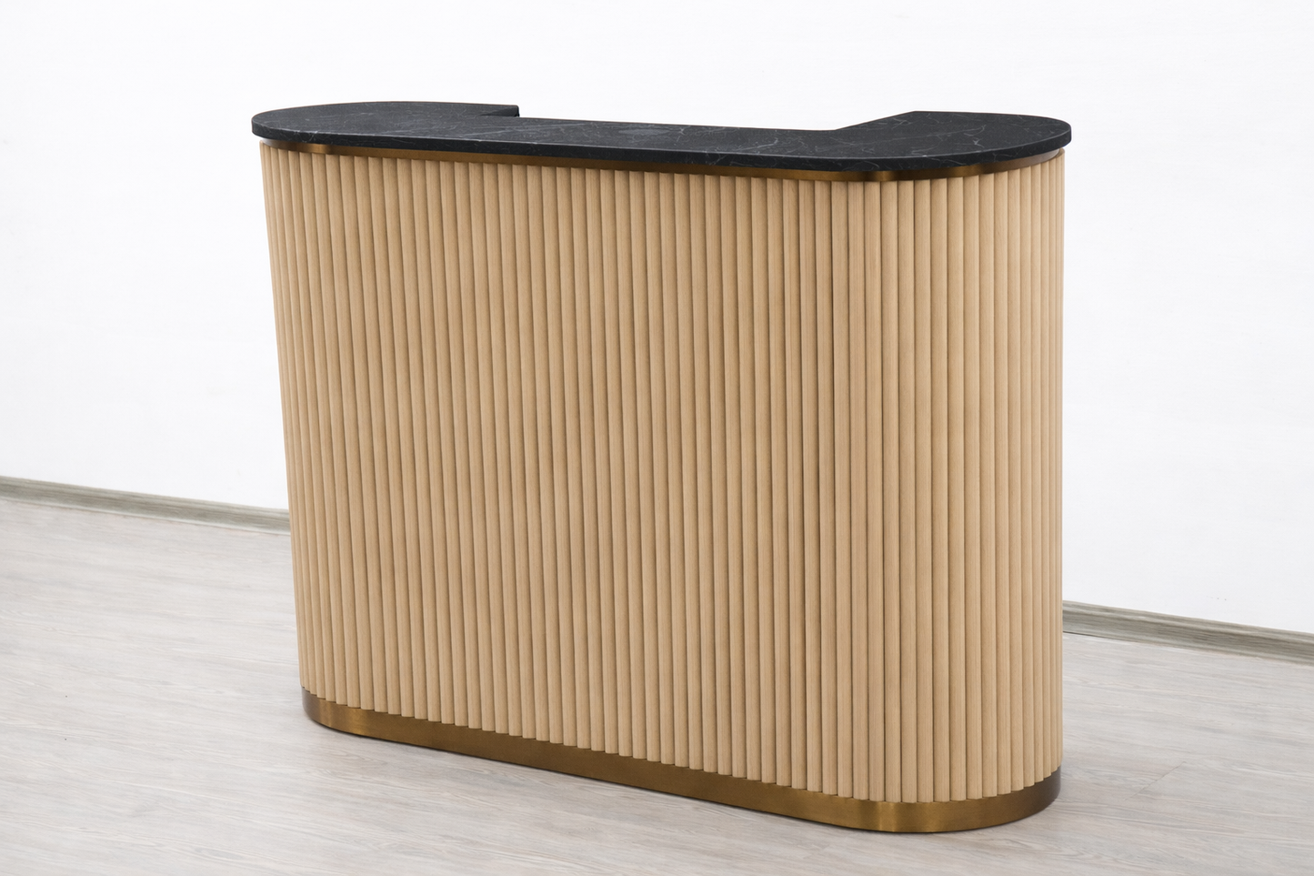 Mila Tambour Reception Desk — Custom (58")