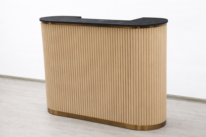 Mila Tambour Reception Desk — Custom (58")