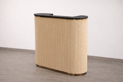 Mila Tambour Reception Desk — Custom (48")