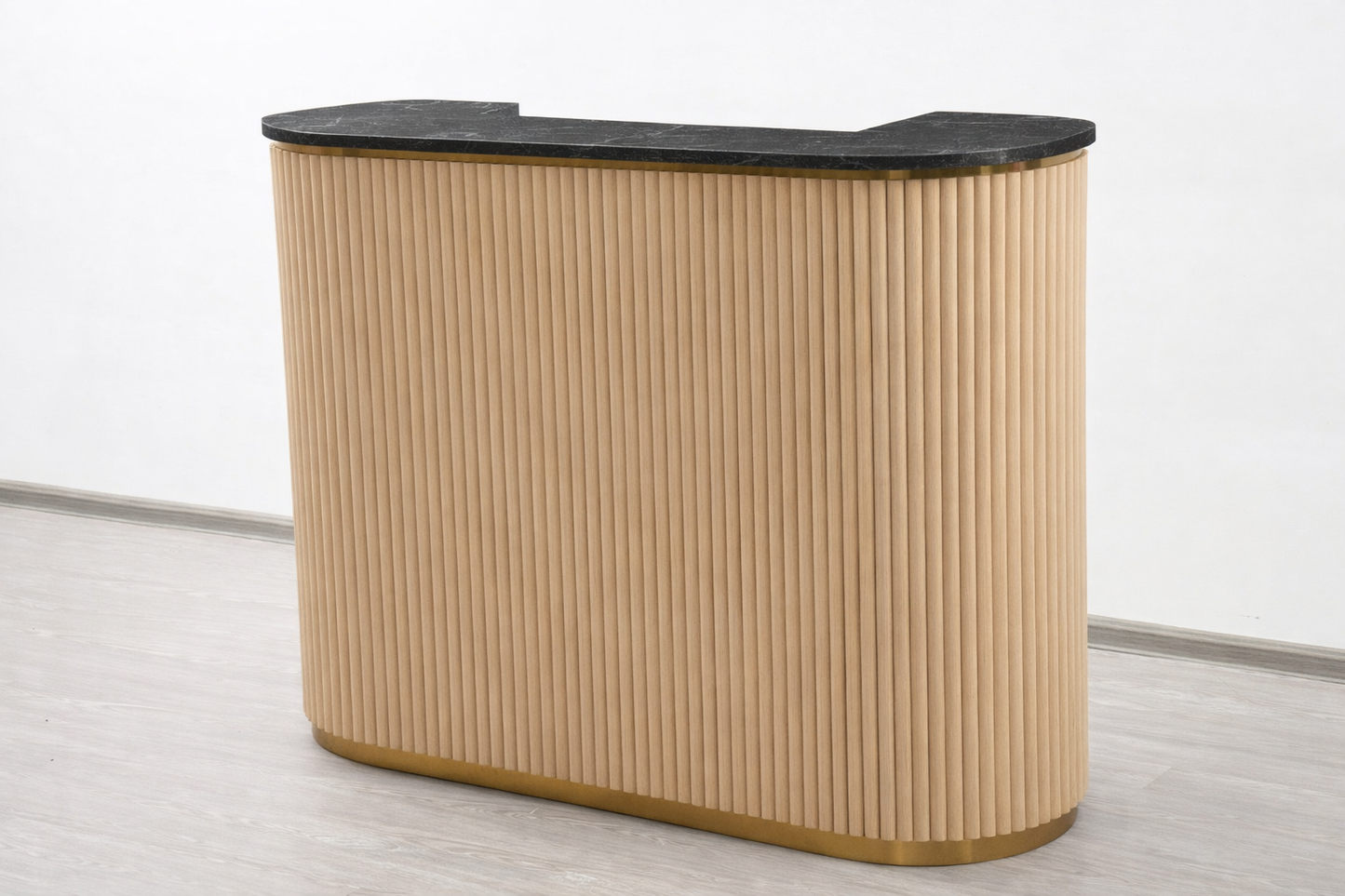 Mila Tambour Reception Desk — Custom (58")