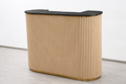 Mila Tambour Reception Desk — Custom (58")