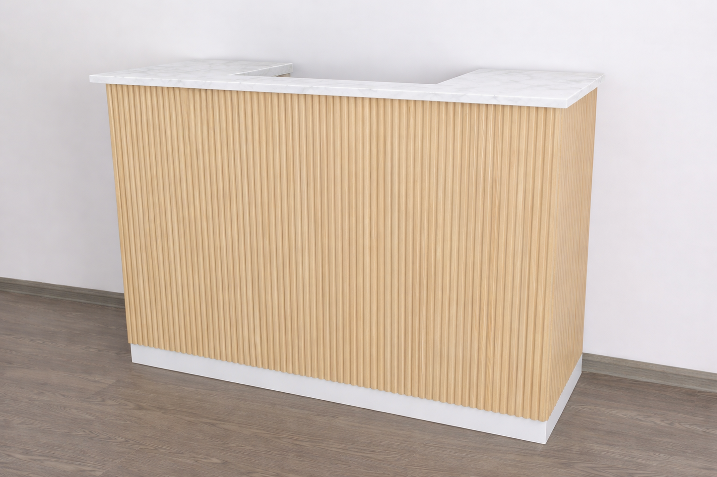 Cora Tambour Reception Desk — Custom (59")
