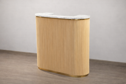 Mila Tambour Reception Desk — Custom (48")
