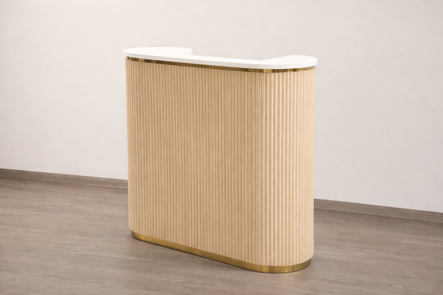 Mila Tambour Reception Desk — Custom (48")