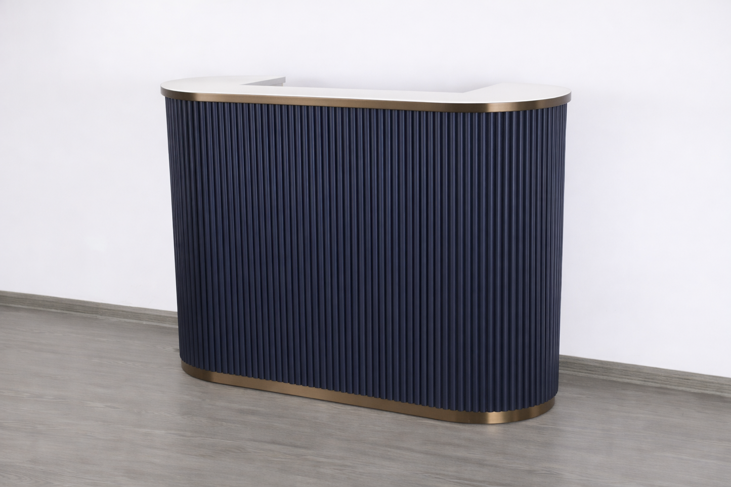 Mila Tambour Reception Desk — Custom (58")