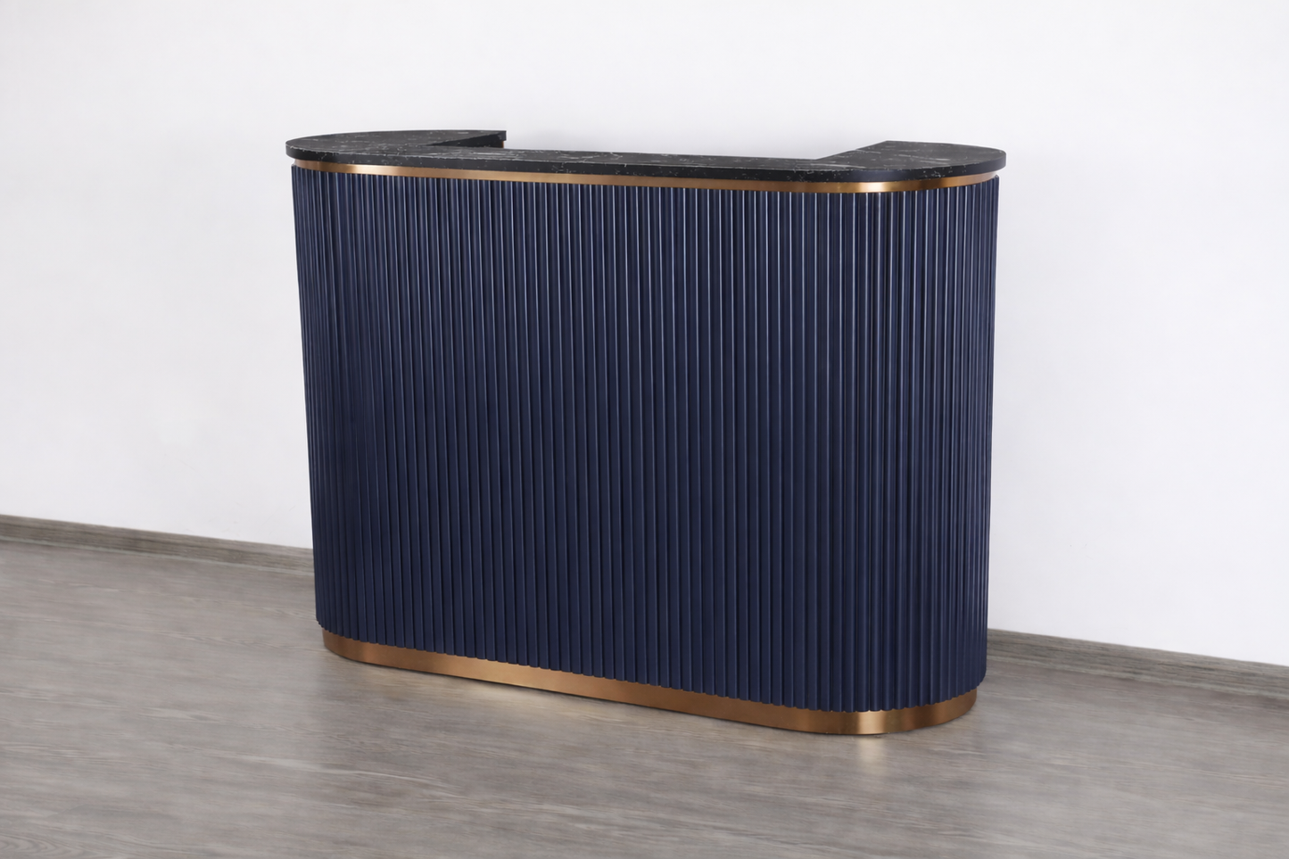 Mila Tambour Reception Desk — Custom (58")