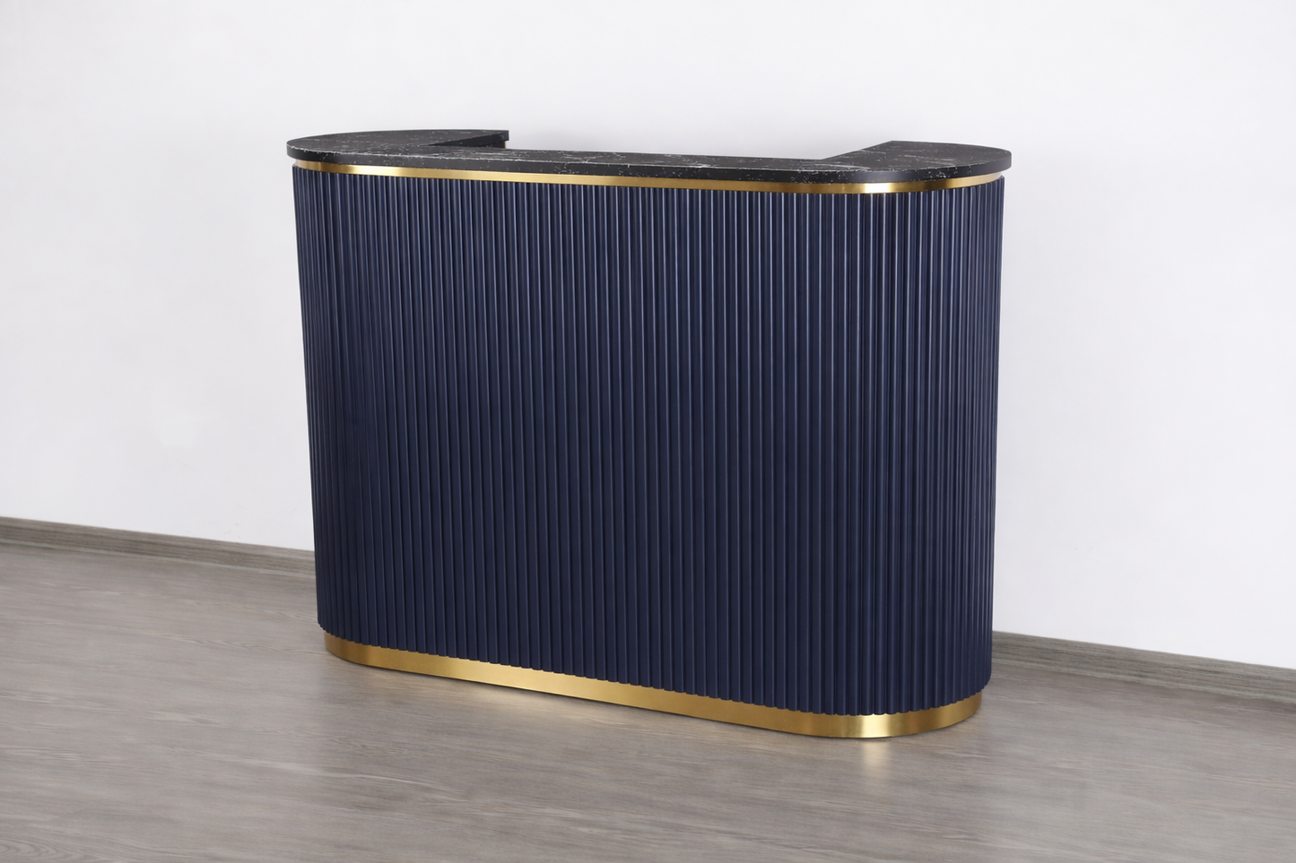 Mila Tambour Reception Desk — Custom (58")