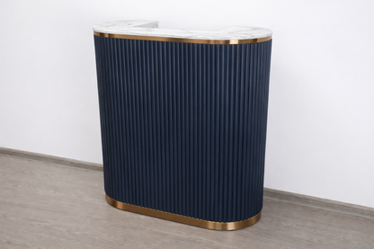 Mila Tambour Reception Desk — Custom (39")