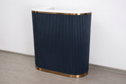 Mila Tambour Reception Desk — Custom (39")