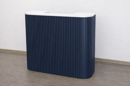 Eden Square Tambour Reception Desk — Custom (48")