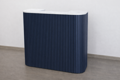 Eden Square Tambour Reception Desk — Custom (48")